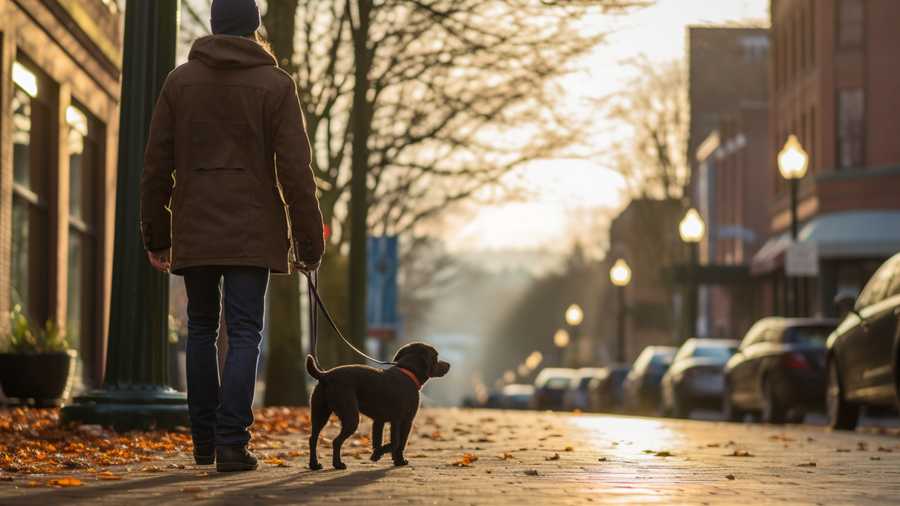 Leash Training in Downtown Portland